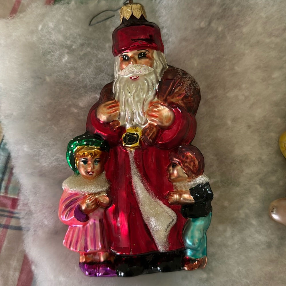 Santa ornament